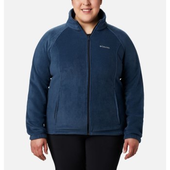 Dámské Bundy Columbia Benton Springs Full Zip Plus Size Tmavě Blankyt LNJOKV374